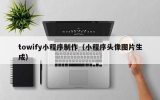 龙海towify小程序制作（小程序头像图片生成）